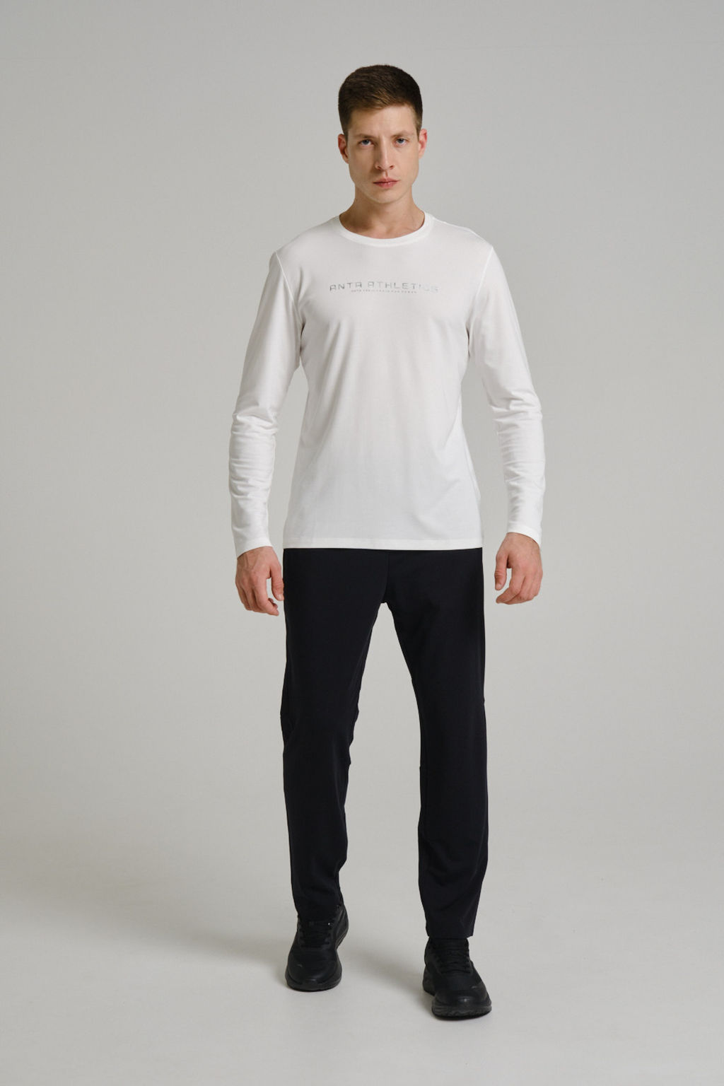 Брюки трикотажные Черный - Anta фото 2