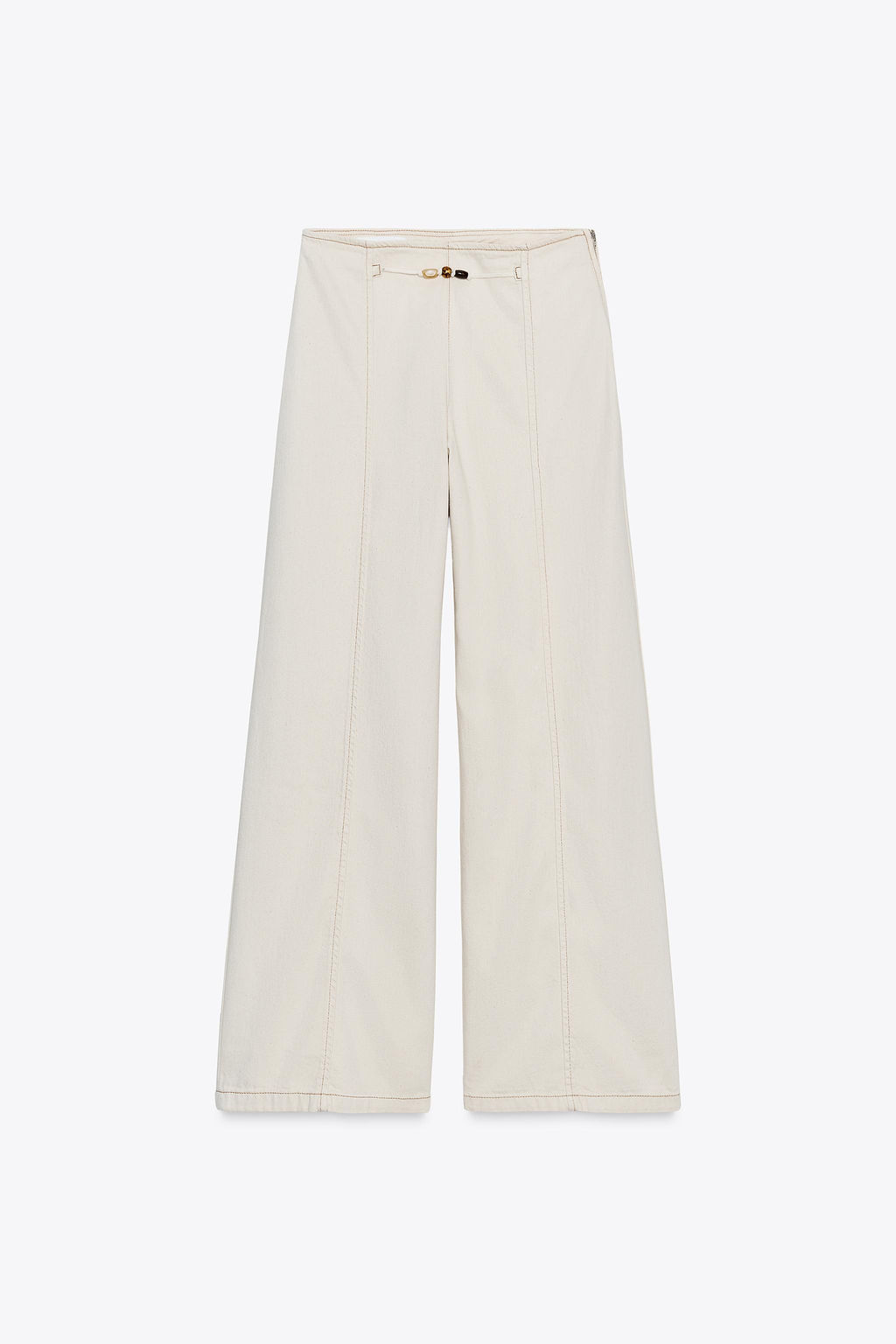 Z1975 WIDE-LEG HIGH-WAIST BEADED JEANS - Zara фото 14