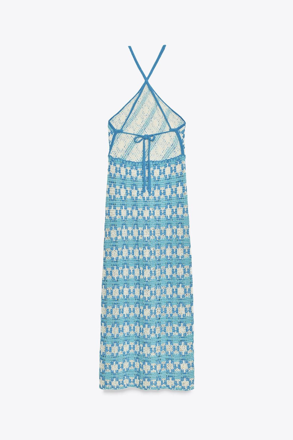 KNIT HALTER DRESS - Zara фото 5