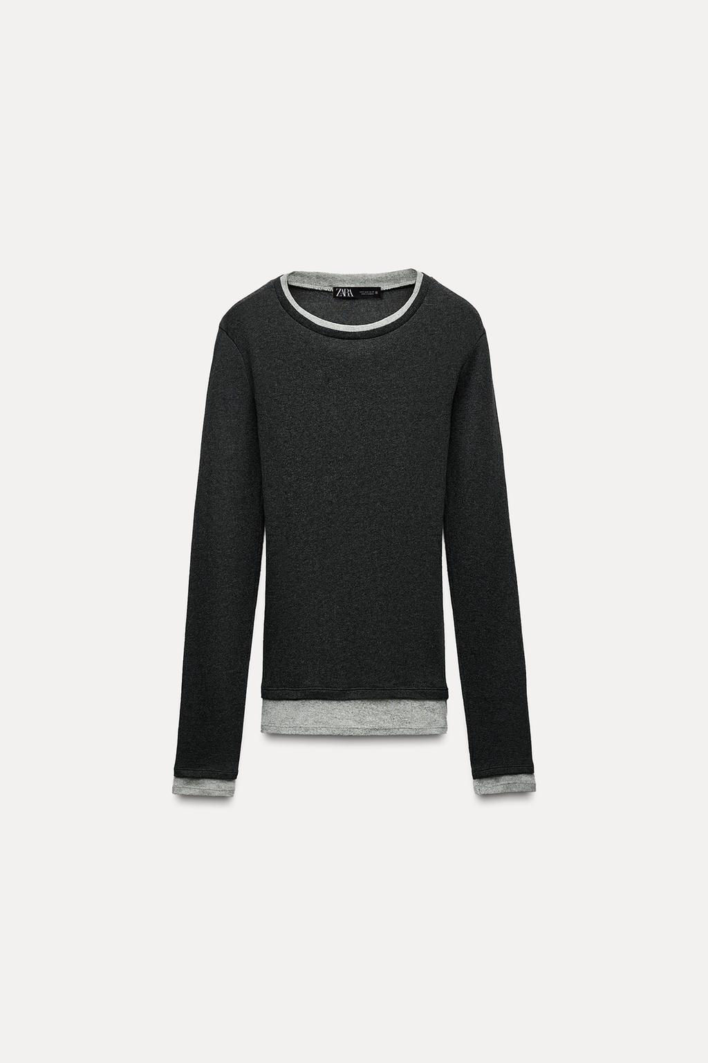 DOUBLE T-SHIRT - Zara фото 4