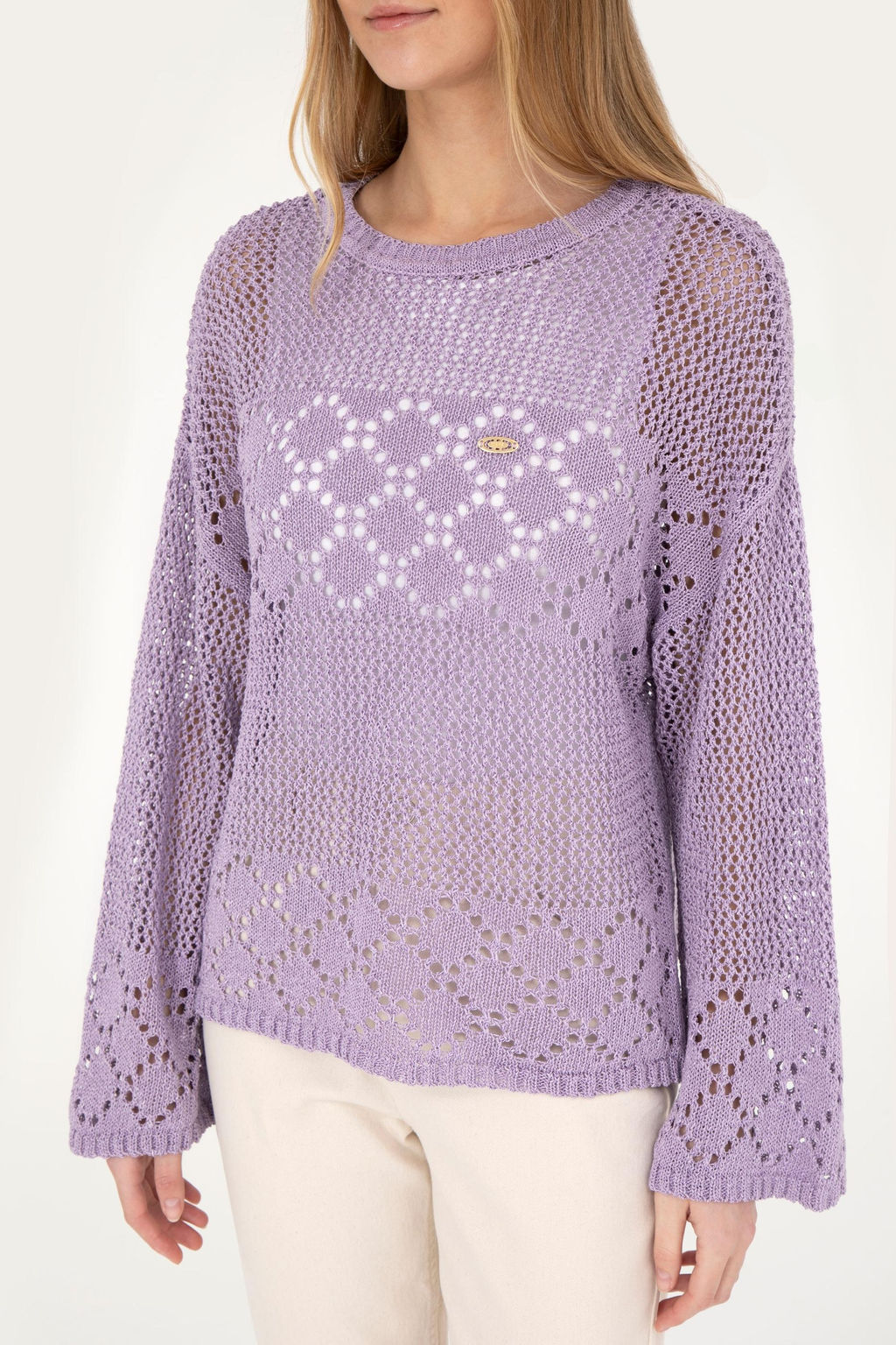 Женский сиреневый свитер - U.s. polo assn фото 13