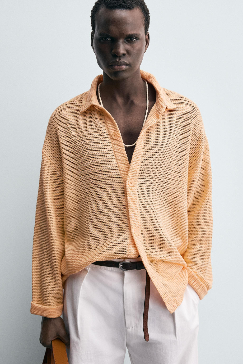 OPEN WEAVE SHIRT - Zara фото 6