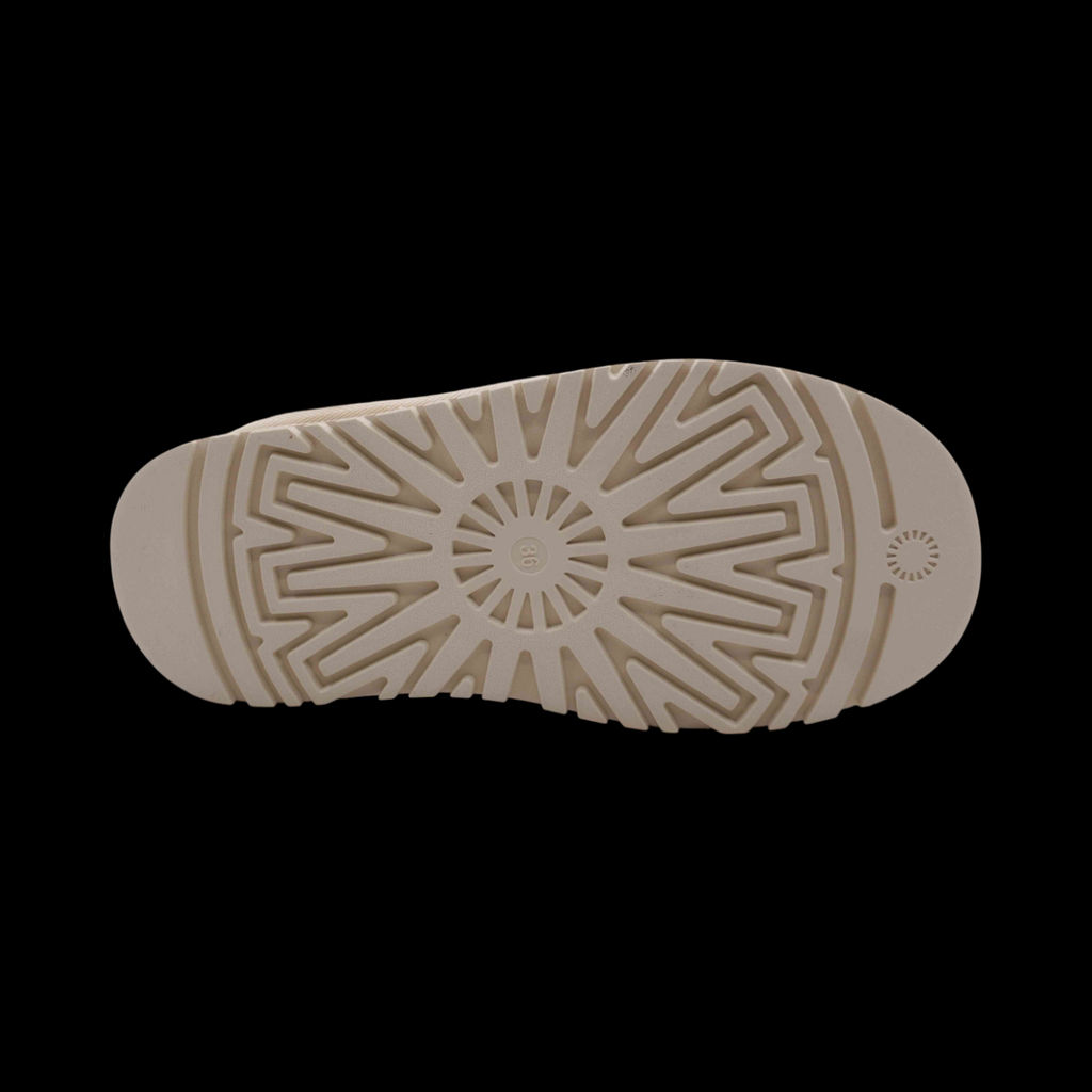 Тапочки на меху V136 бежевые