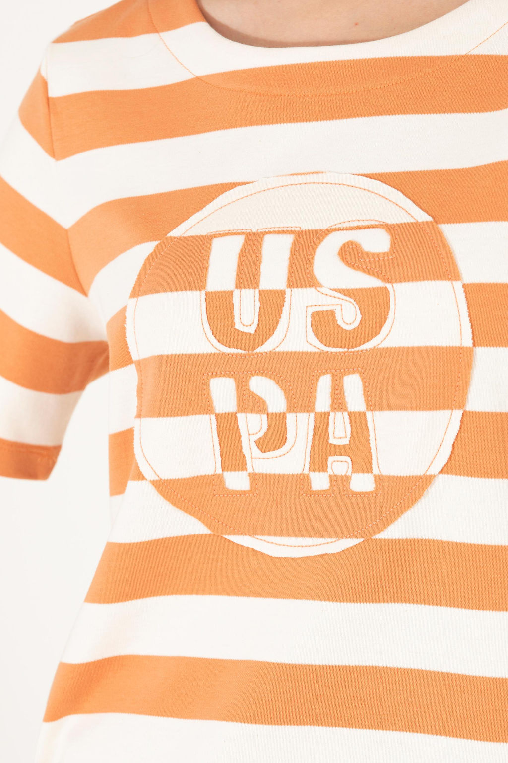 U. S. Polo Assn Женская футболка с круглым вырезом в виде плитки - U.s. polo assn фото 7