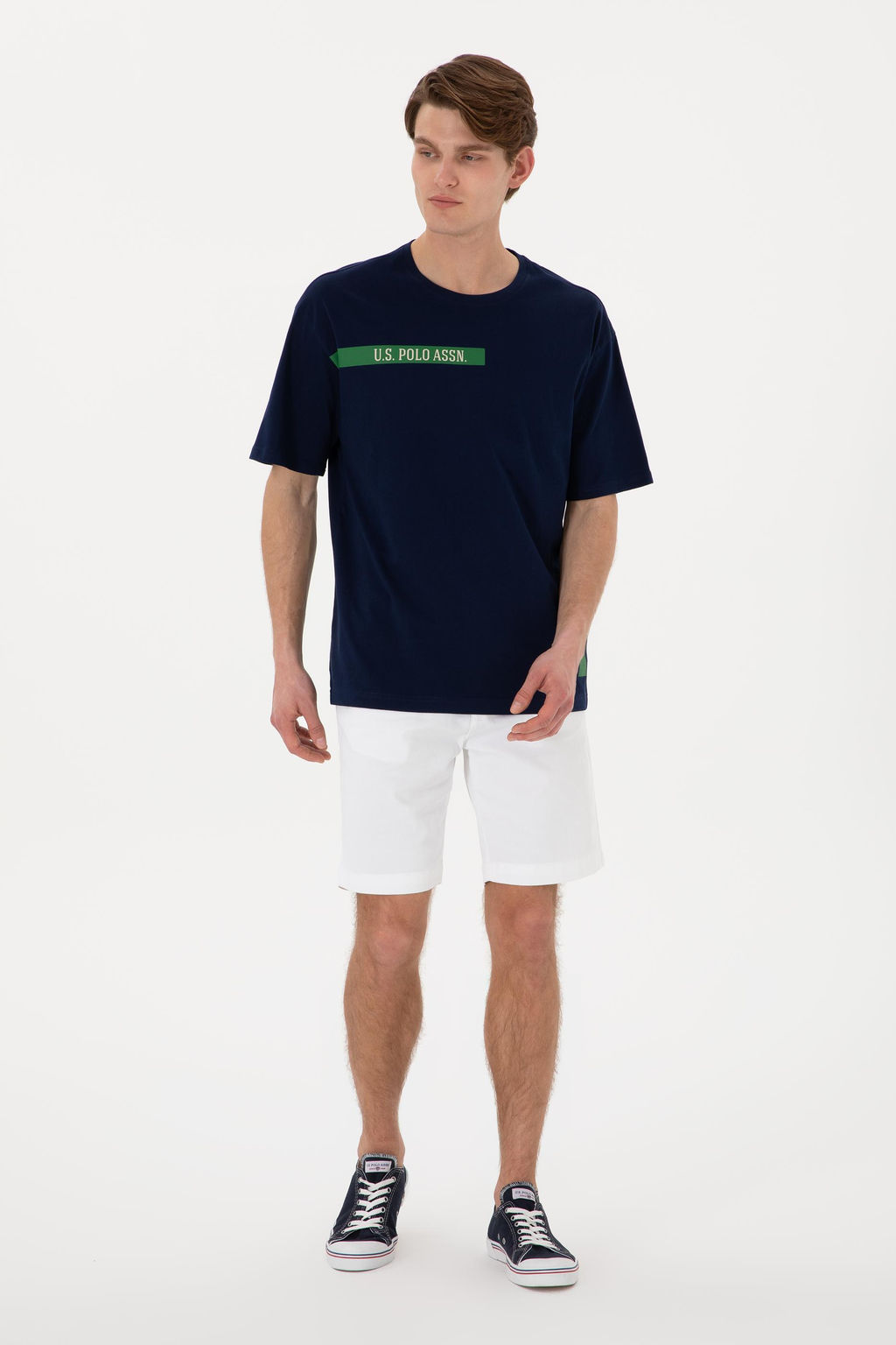 Erkek Comfort Fit Bisiklet Yaka Lacivert Ti__rt Sepette S_rpriz _ndirim - U.s. polo assn фото 4