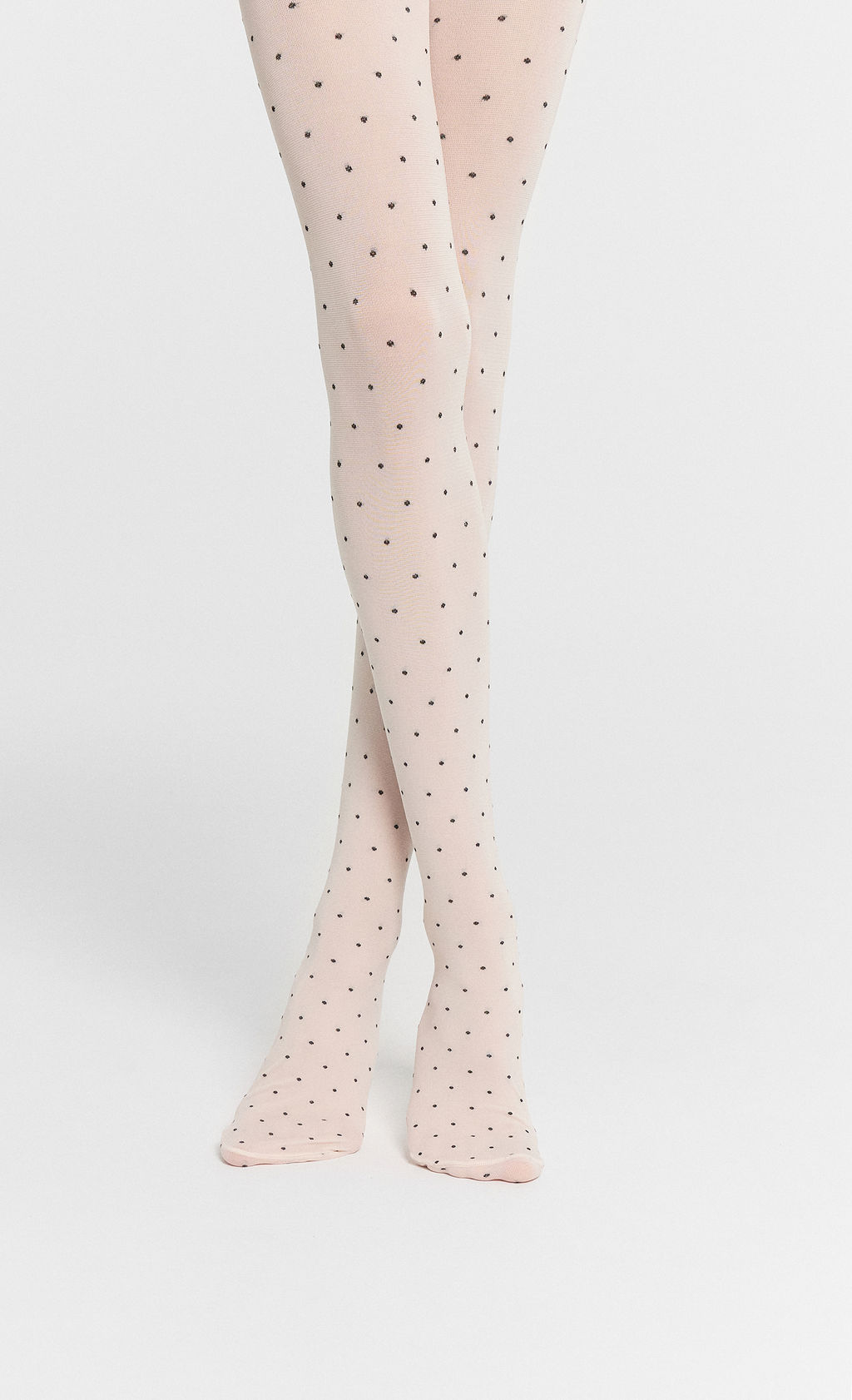 Цена за 3 пары! Колготки детские белые в мелкий горошек - Mark formelle фото 5