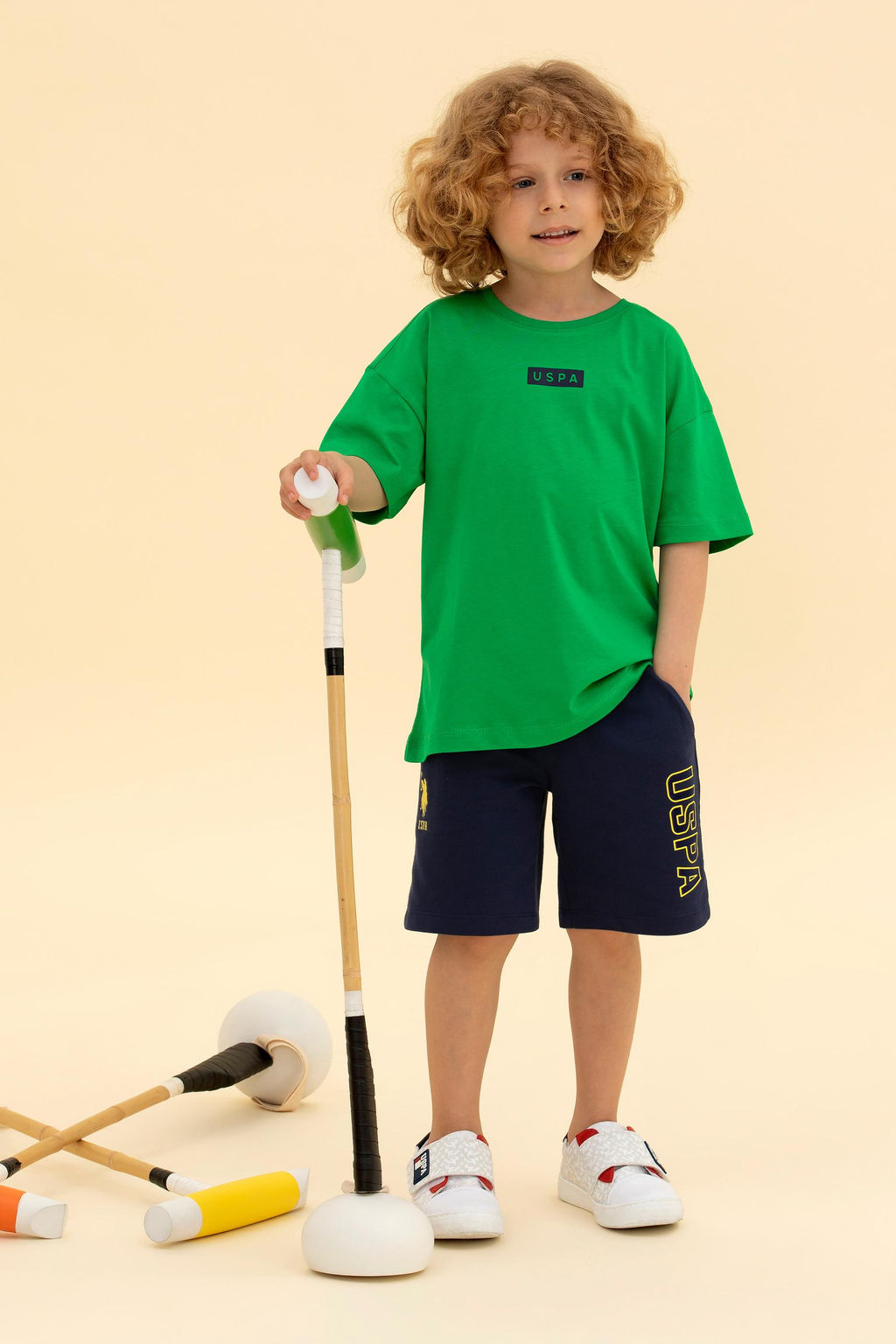 U. S. Polo Assn Детские темно-синие вязаные шорты - U.s. polo assn фото 2