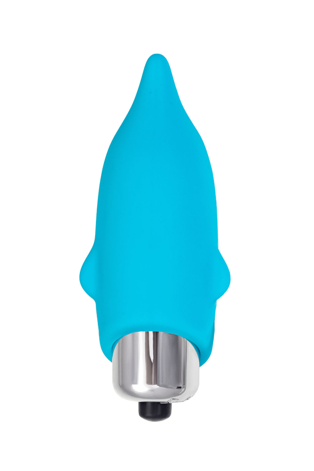 Минивибратор Eromantica Jolly, силикон, голубой, 7,5 см  фото 5