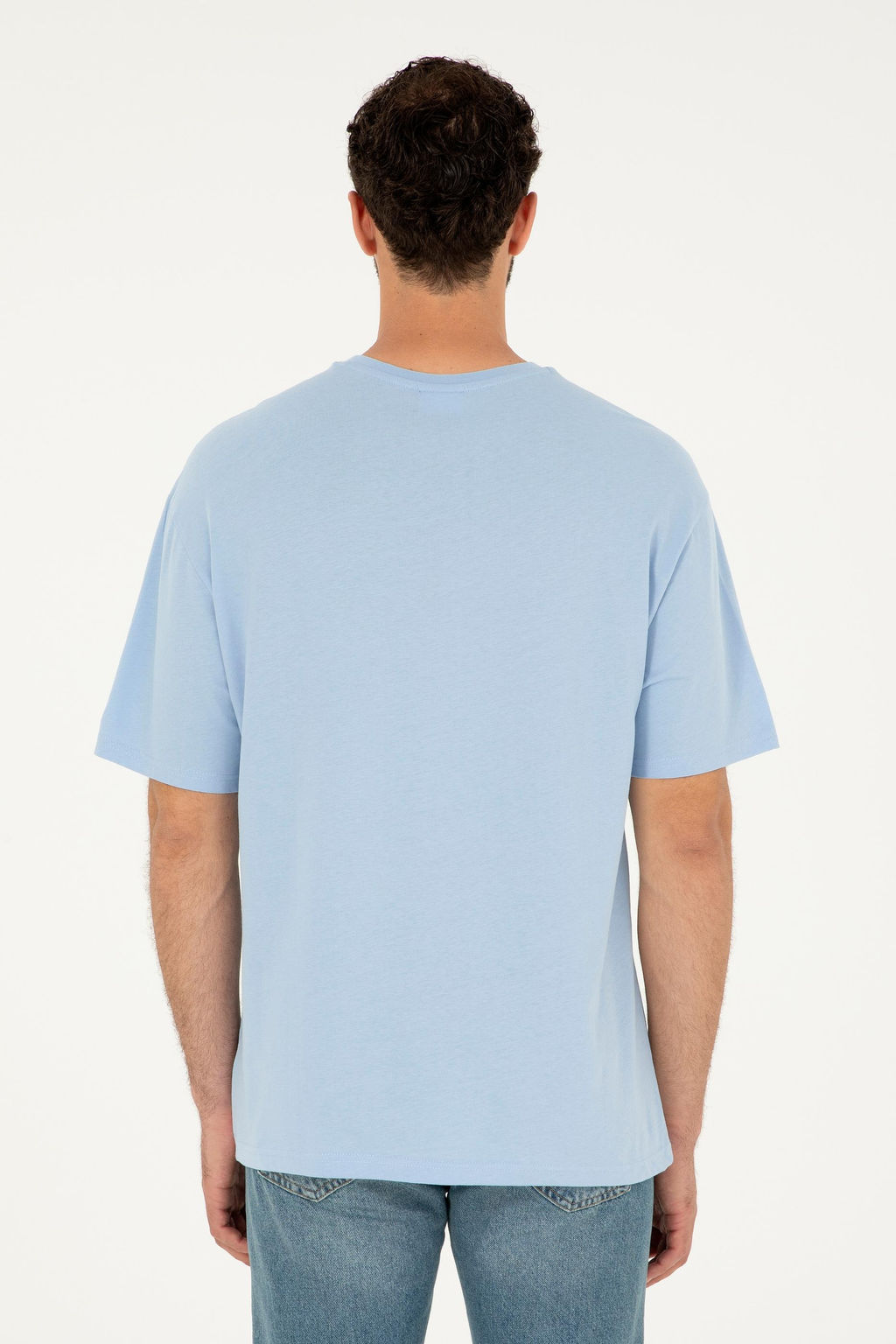 Мужская голубая футболка Неожиданная скидка в корзине - U.s. polo assn фото 5