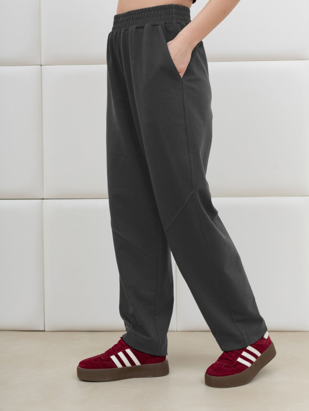 Брюки Бейс из футера с вискозой - Виотекс фото 4