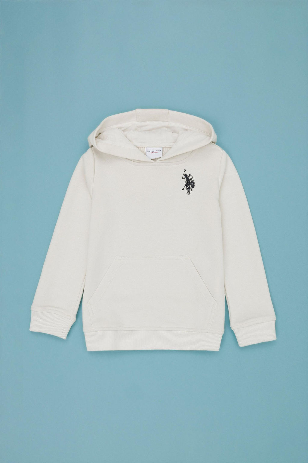 U. S. Polo Assn / Детская базовая толстовка с капюшоном Stone - U.s. polo assn фото 5