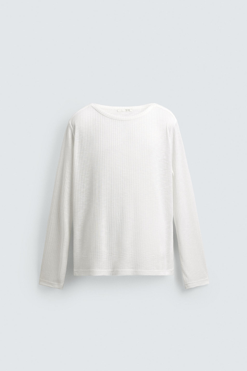 CAMISETA RELAXED FIT ESTRUCTURA CANAL? / Blanco