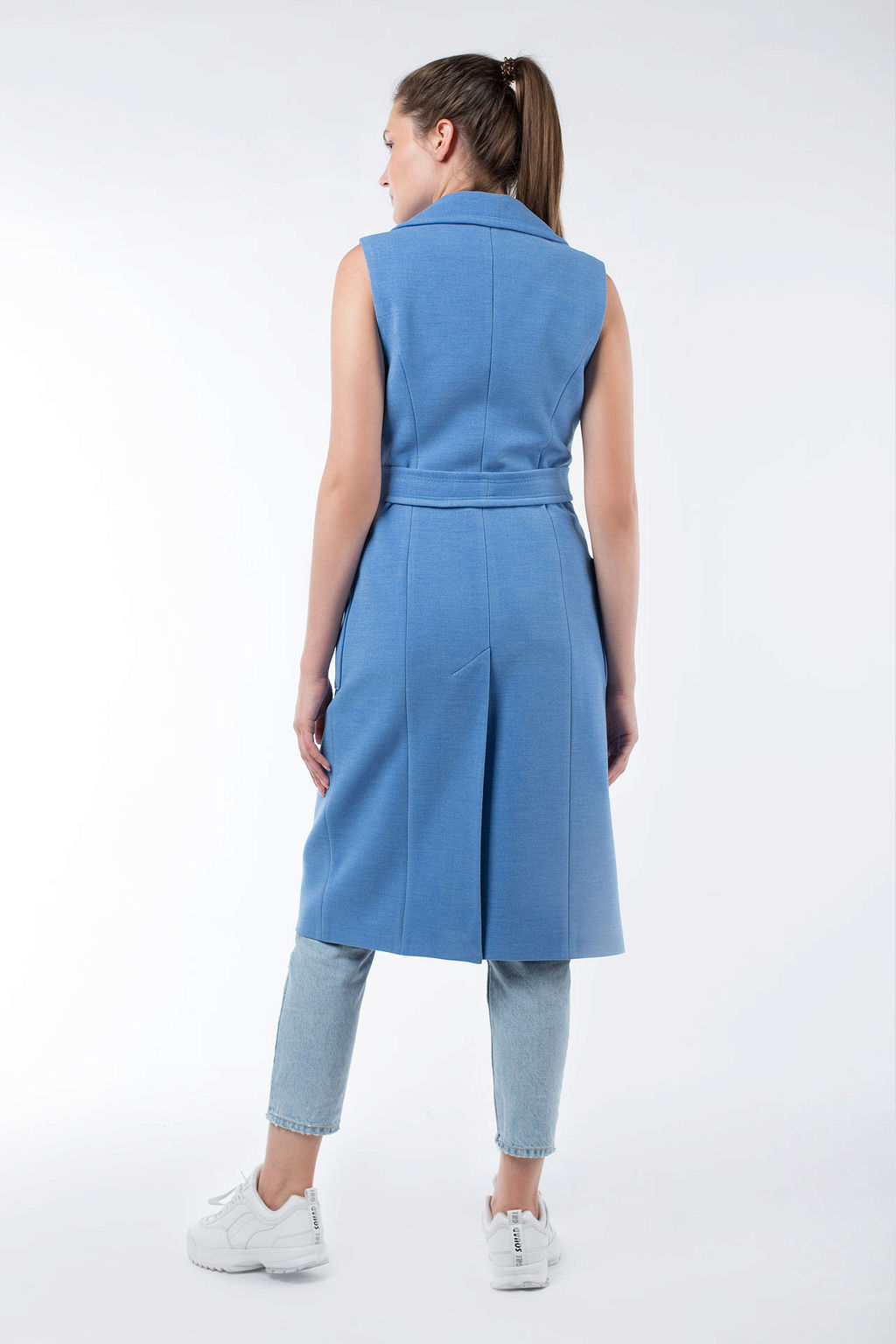 01-09081 Пальто женское демисезонное (пояс) - El podio фото 3