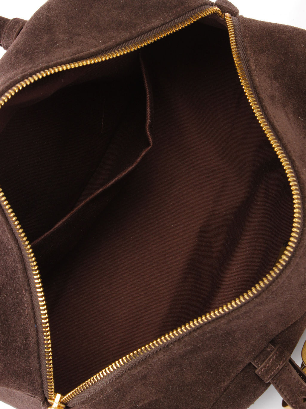 LACCOMA сумка АМ2260-Ф-коричневый натуральная замша хлопок  фото 6