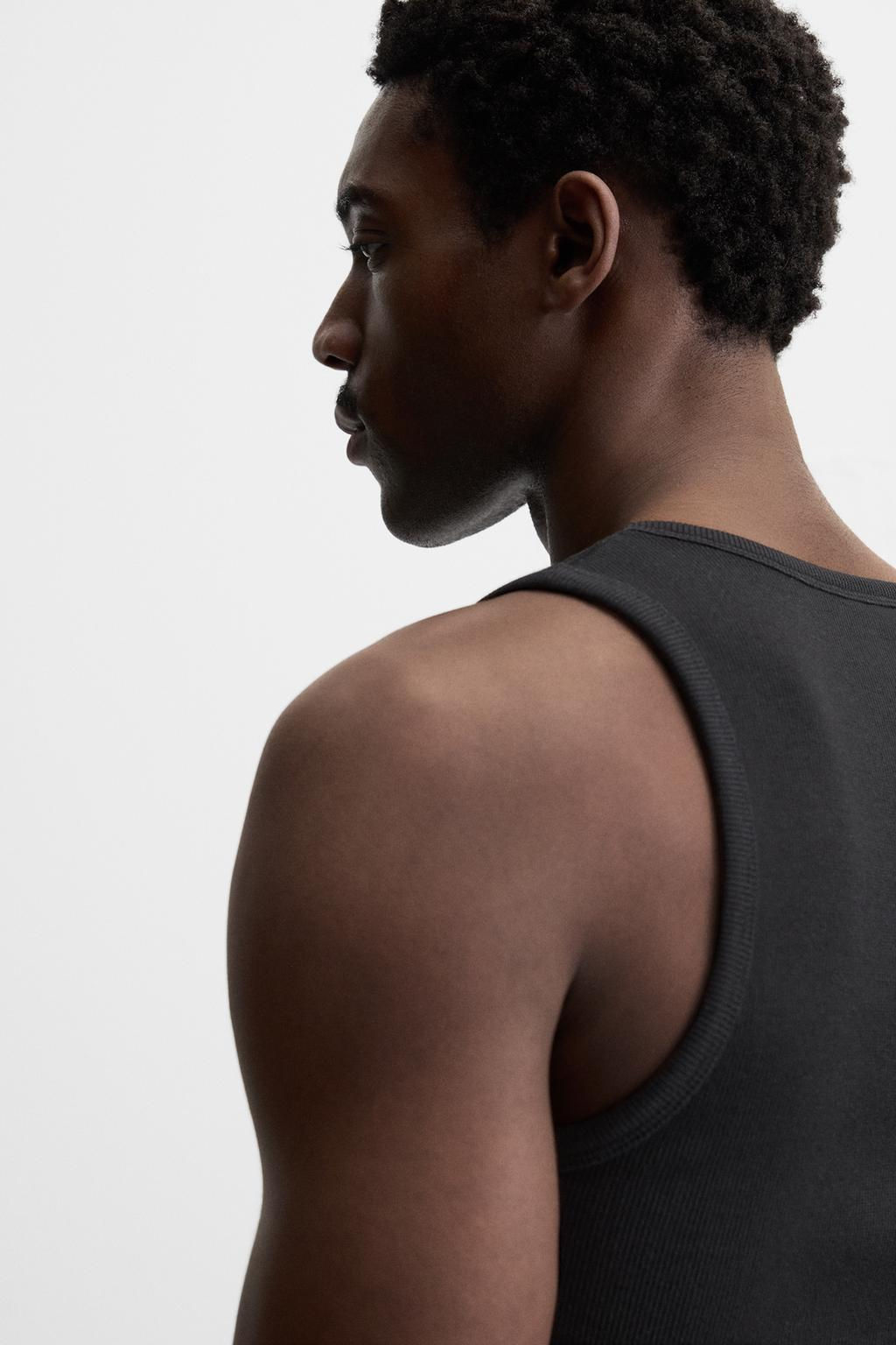 BASIC RIBBED TANK TOP - Zara фото 5