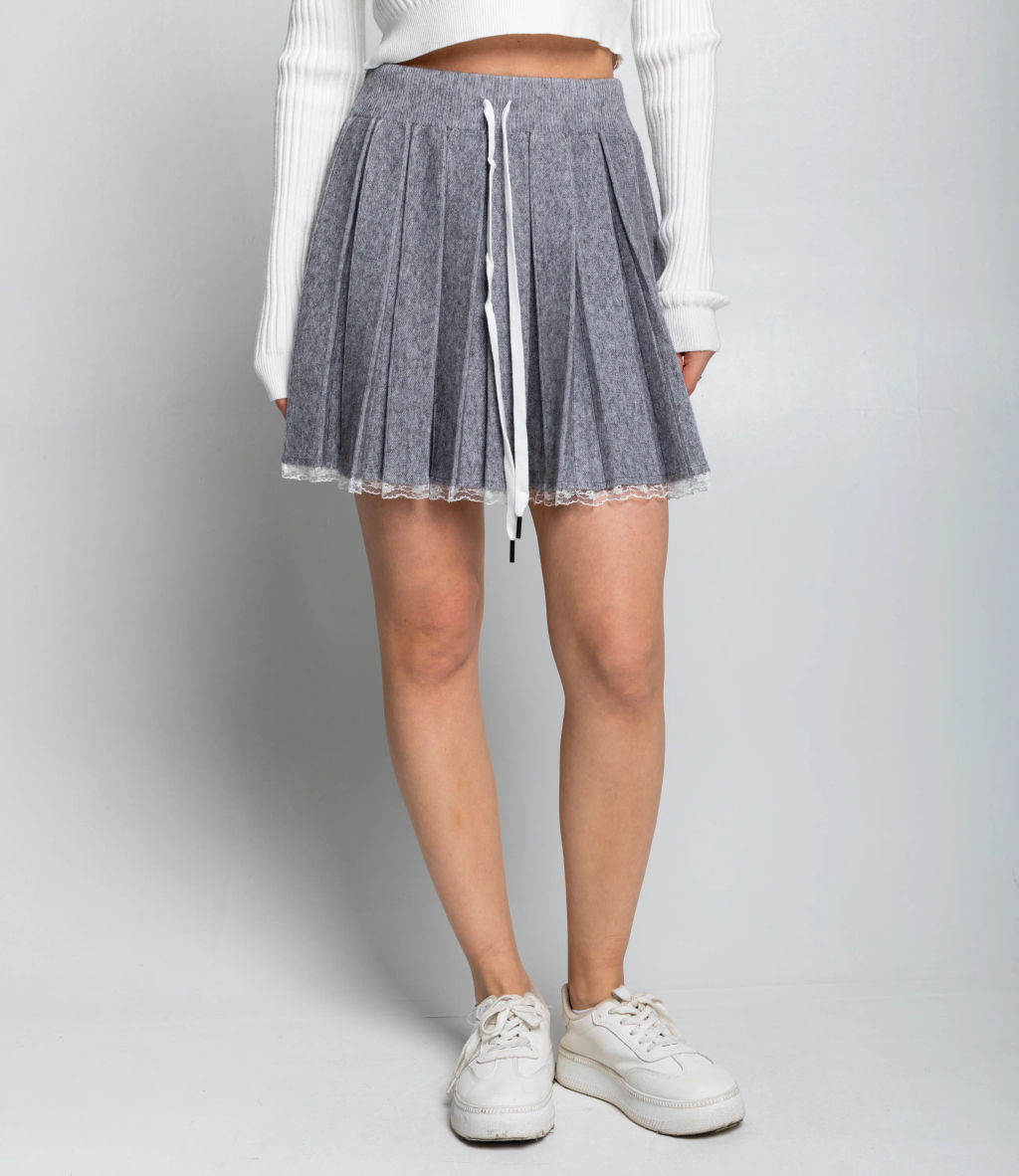 Юбка #КТ622 (4), серый