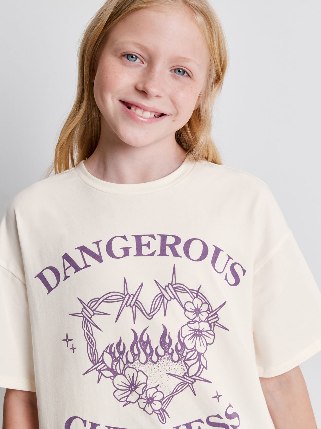 ACOOLA / Набор для девочек ((1)футболка и (2)брюки) Cinnamon белый  фото 5