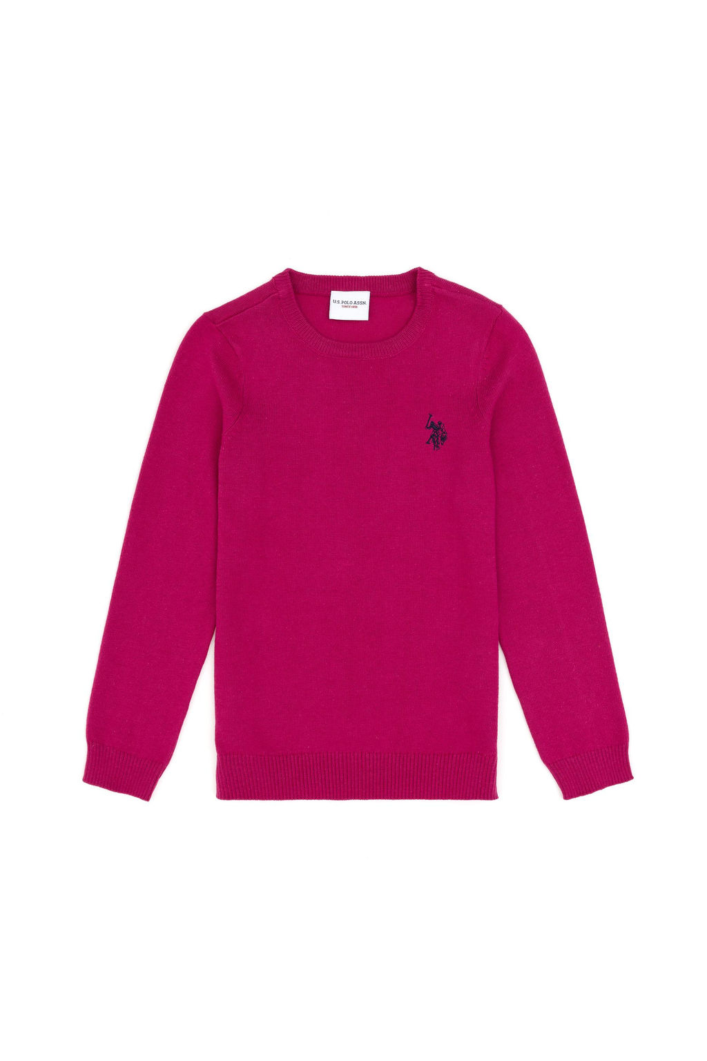 РОЗОВЫЙ базовый свитер для девочек Неожиданная скидка в корзине