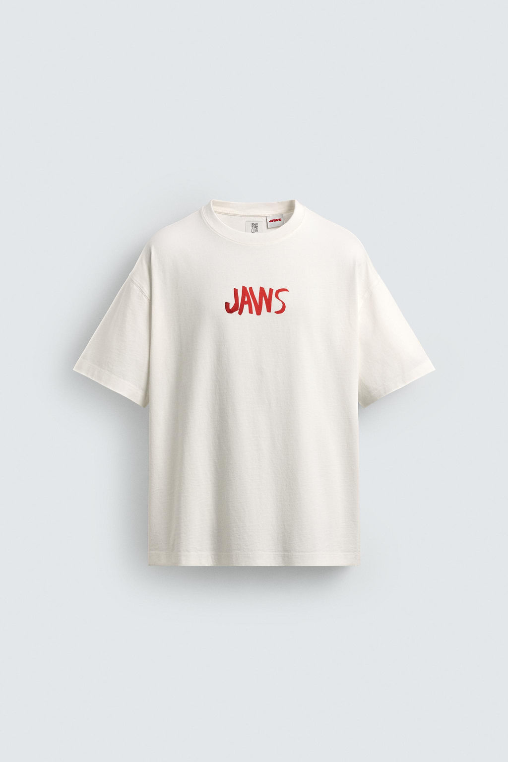CAMISETA ILUSTRACI?N JAWS UCS LLC AND AMBLIN X DYLAN?S T-SHIRT CLUB X ZARA / blanco  фото 8