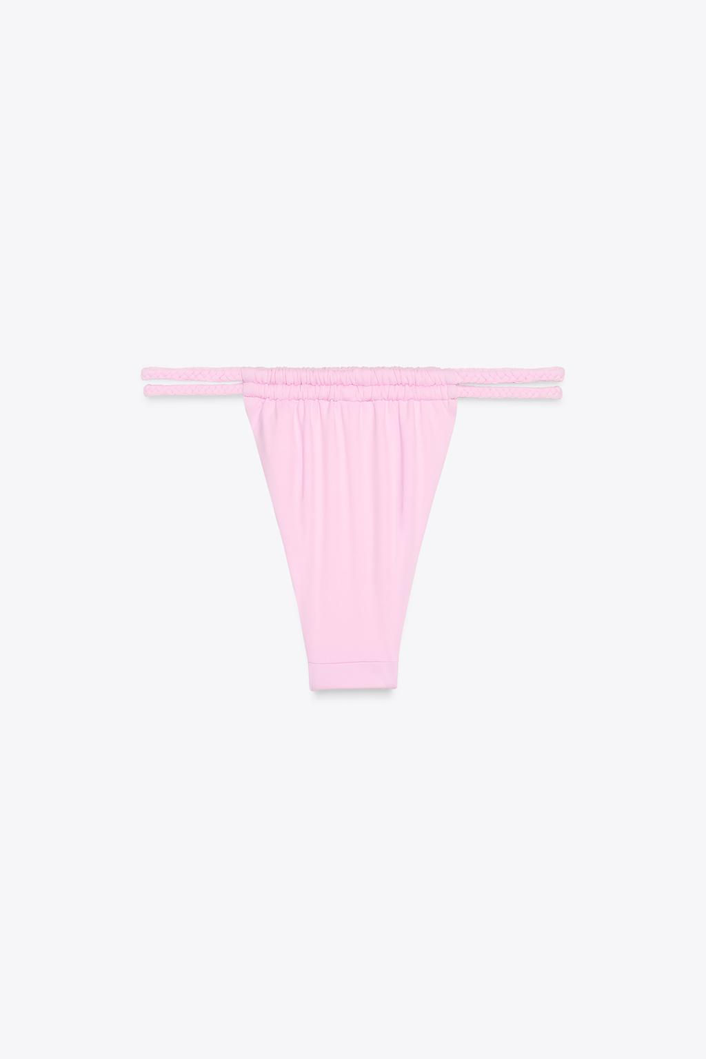 BRAIDED CURTAIN BIKINI BOTTOMS - Zara фото 6