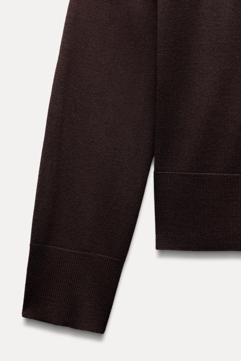 BASIC FINE KNIT SWEATER - Zara фото 40