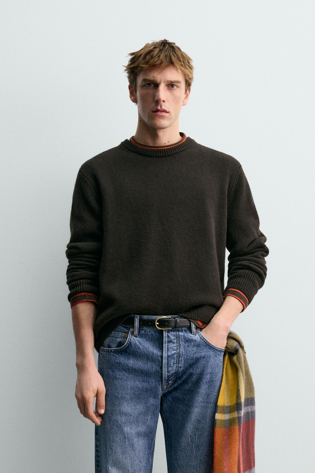 WOOL - CASHMERE JUMPER AARON LEVINE X ZARA фото 2
