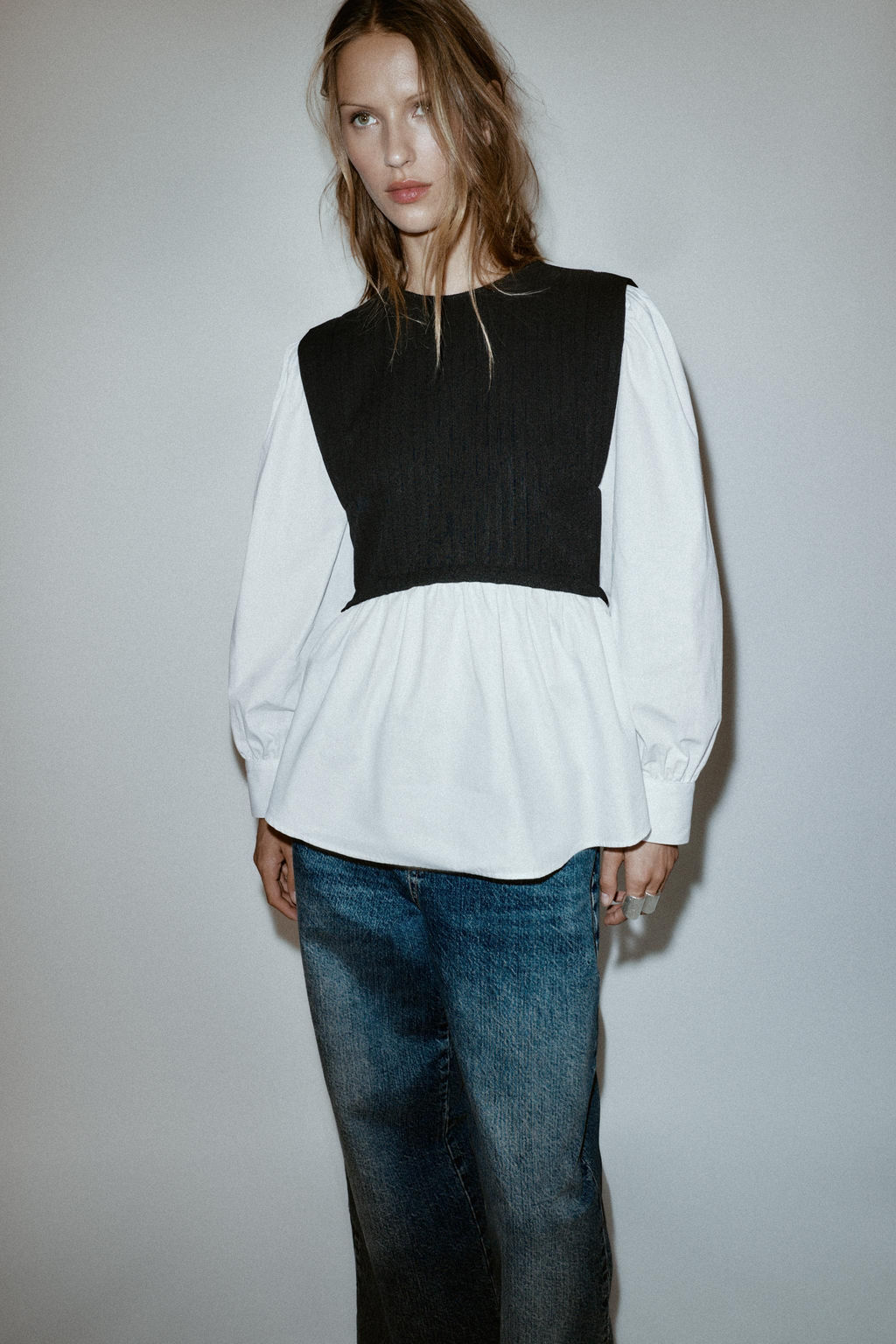 POPLIN BLOUSE - Zara фото 9