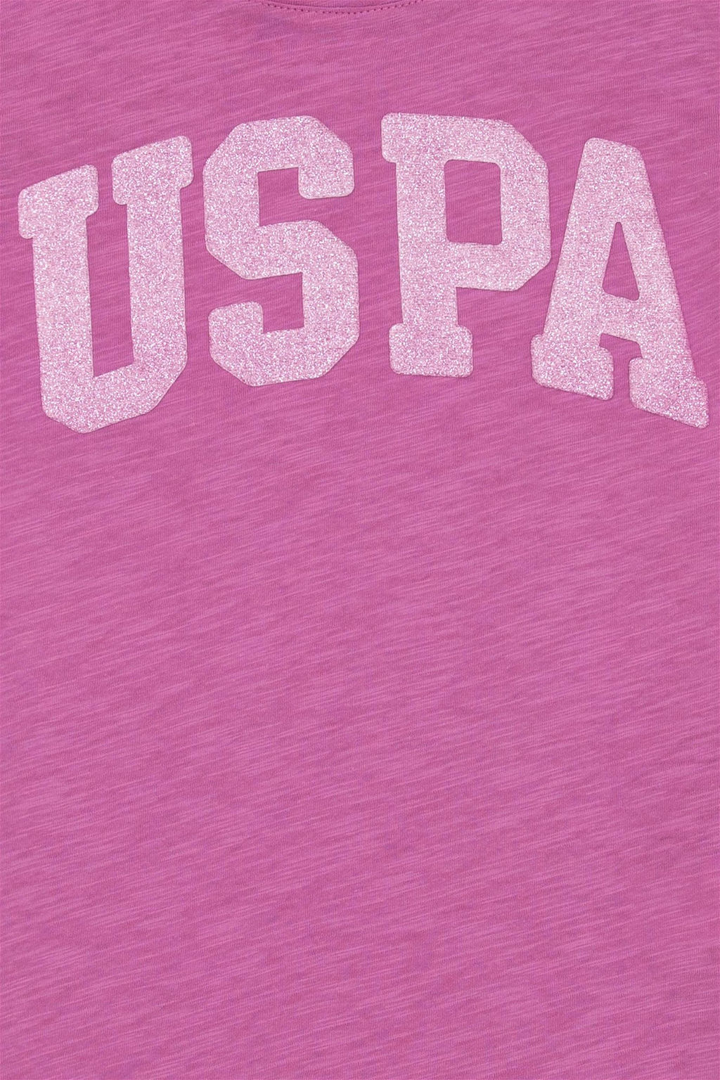 U. S. Polo Assn Фиолетовая базовая футболка с круглым вырезом для девочек - U.s. polo assn фото 6