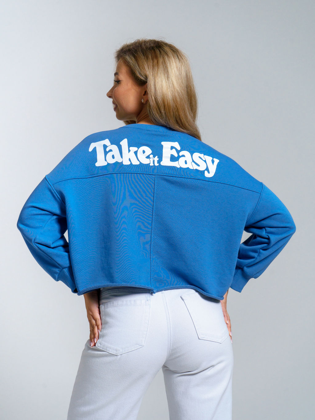 973 Свитшот "Голубой"