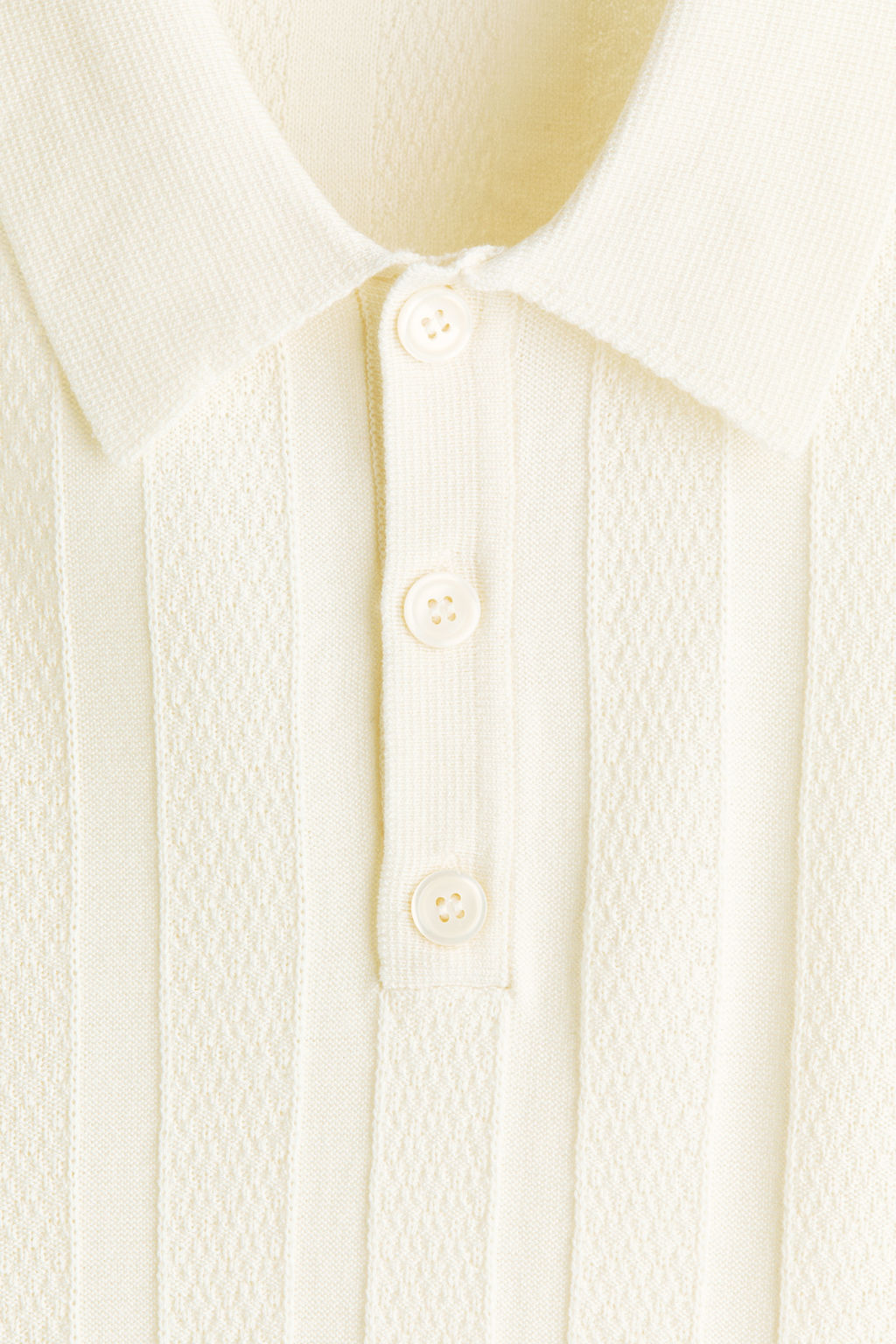 Polo en punto texturizado Regular Fit - H&m фото 3