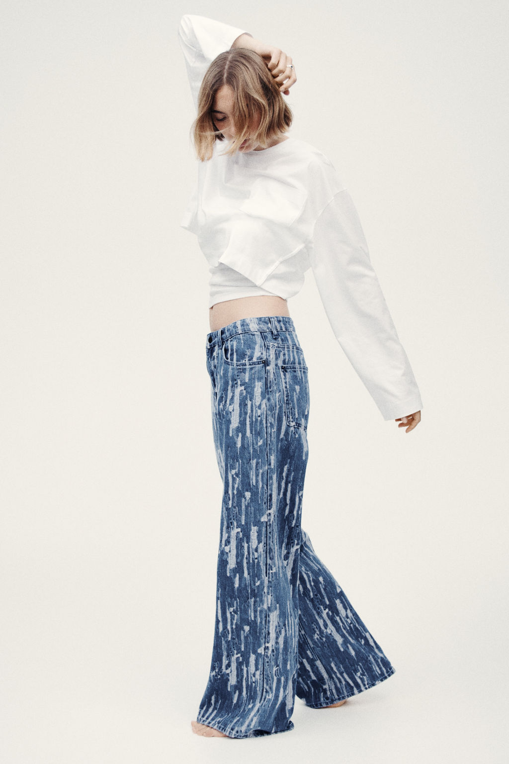 Straight Low Waist Jeans - H&m фото 3
