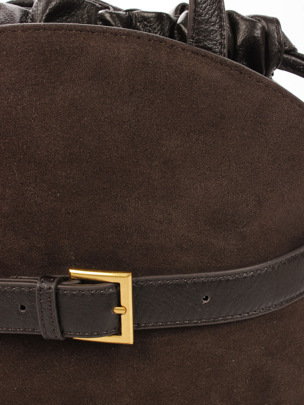 LACCOMA сумка АМ2420-2Ф-шоколадный натуральная замша  фото 3