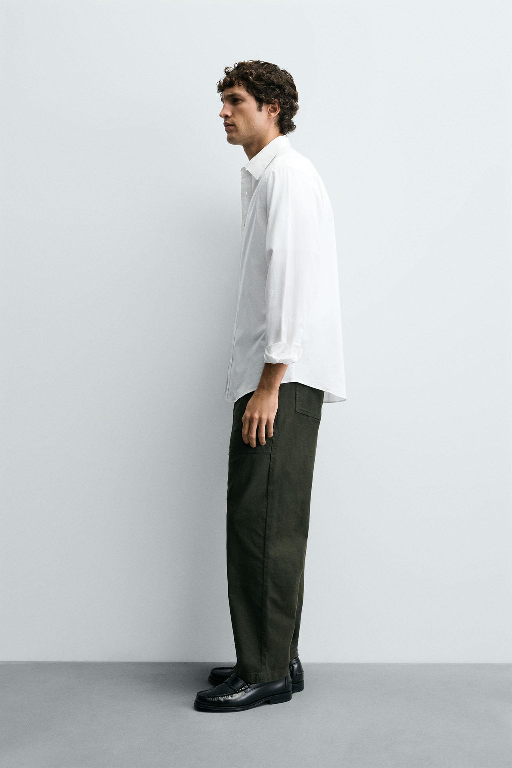 TEXTURED COTTON SHIRT - Zara фото 4