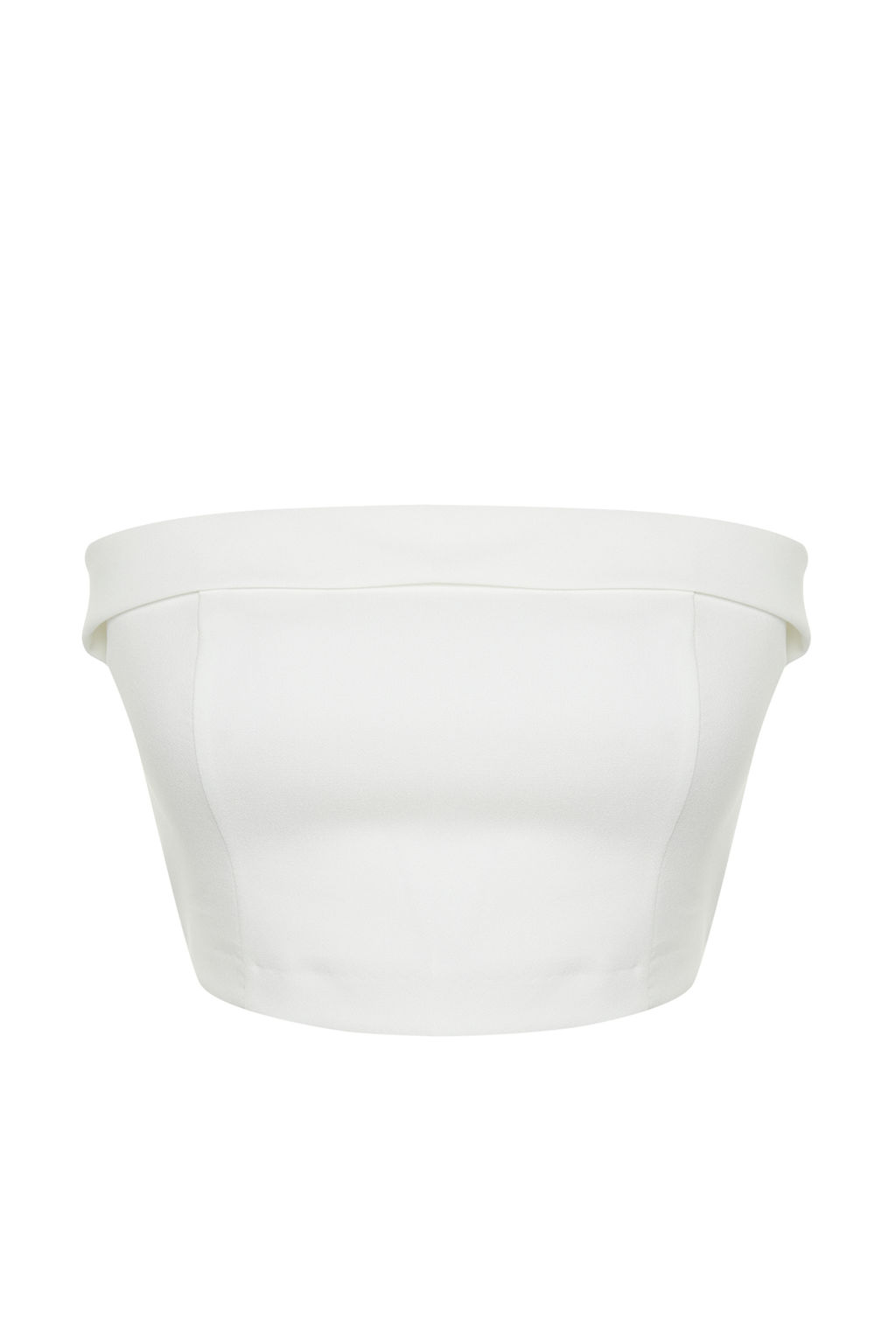 Ekru Straplez Korse Crop Dokuma Bluz TWOSS23BZ00939 - Trendyolmilla фото 7