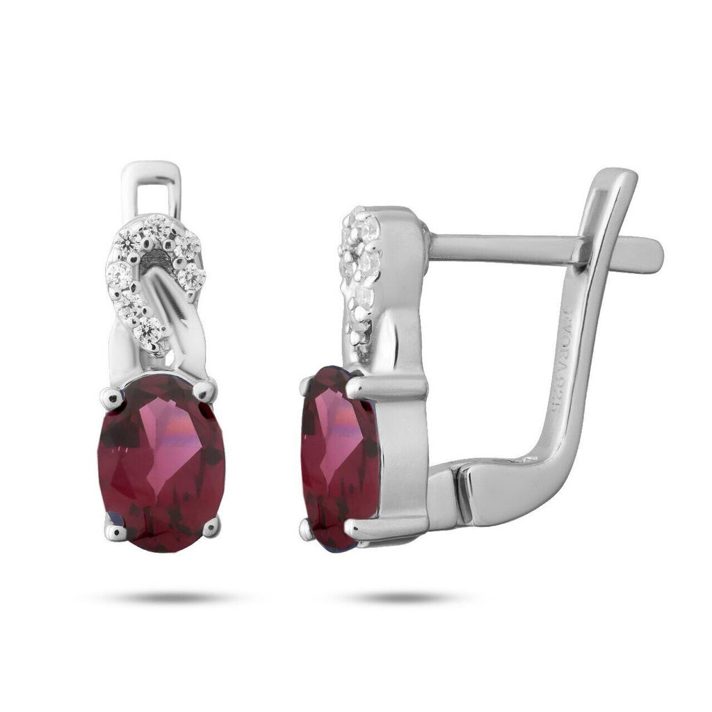 Серьги, родолит, Инара