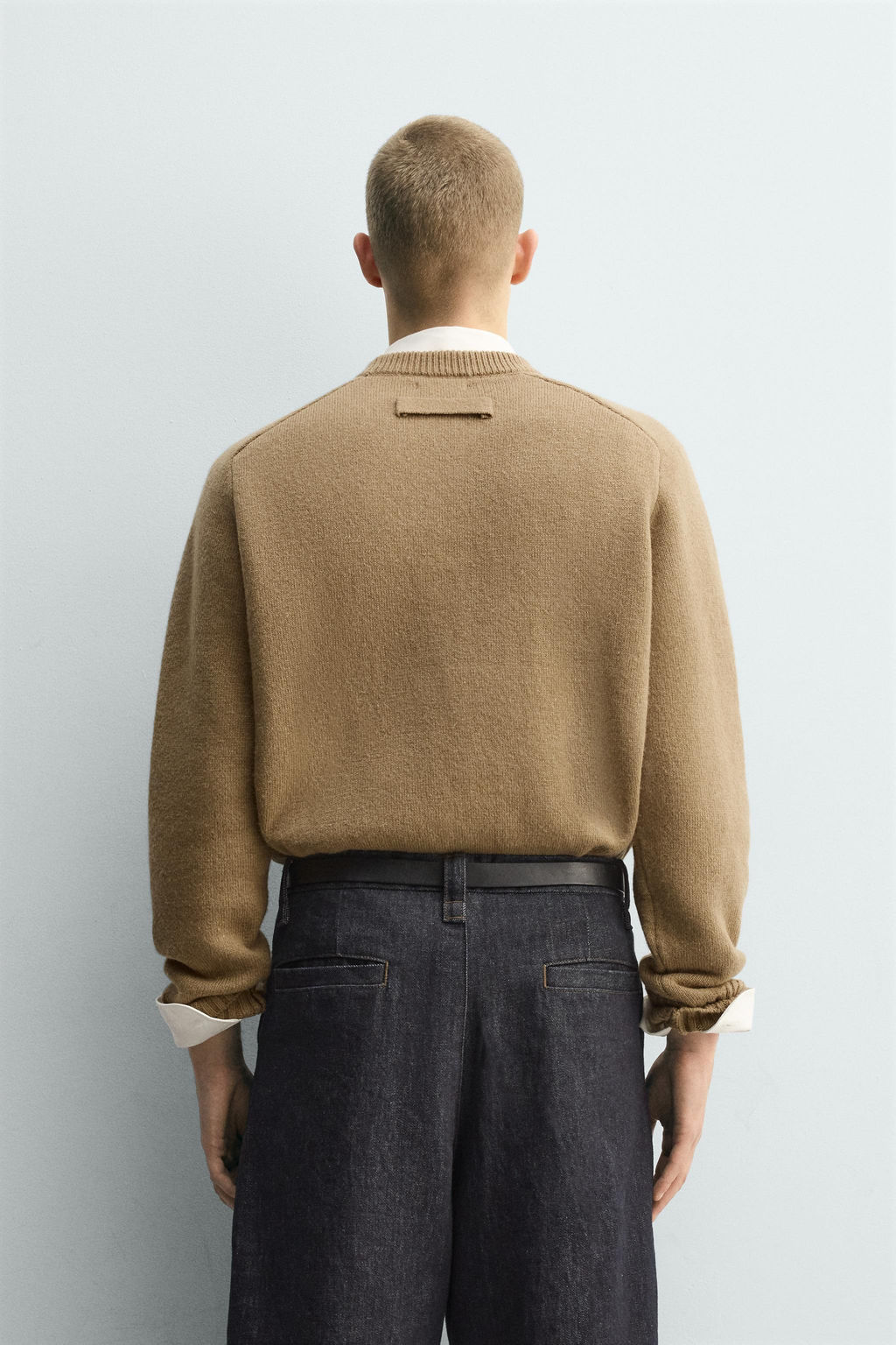 DOUBLE-FACED WOOL JUMPER - Zara фото 3