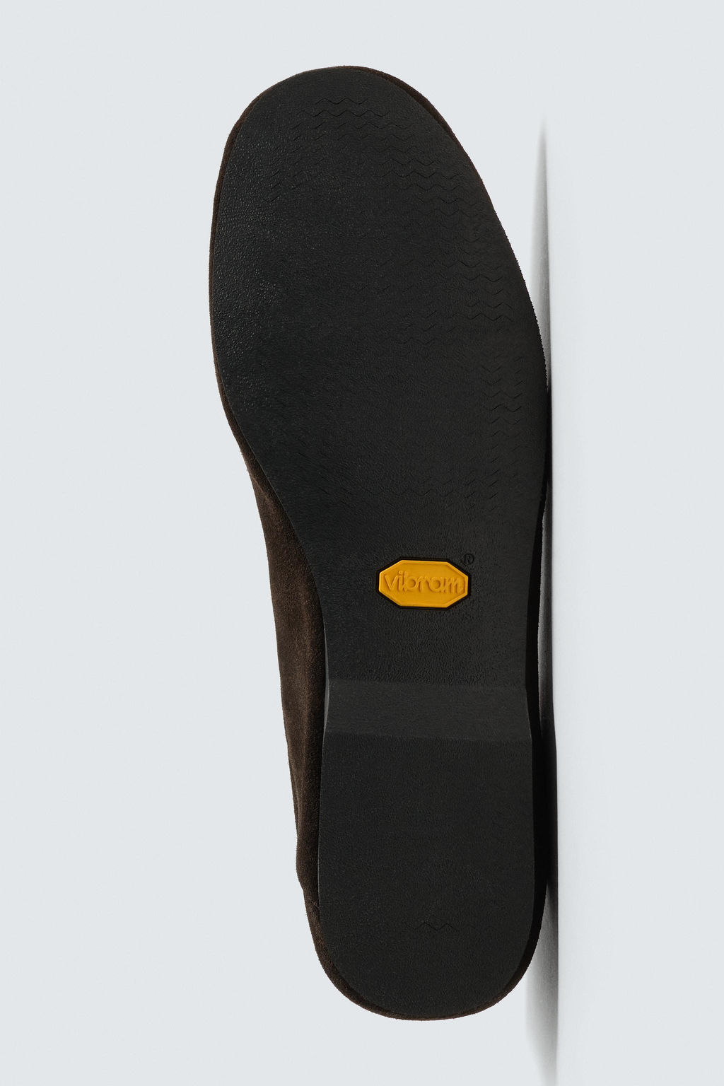 ZAPATO PIEL SUELA VIBRAM® AARON LEVINE X ZARA / Marr?n