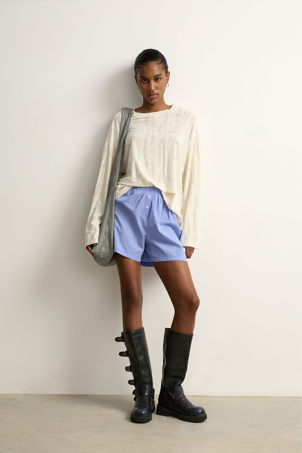 Шорты из хлопка на резинке - Mollis фото 8