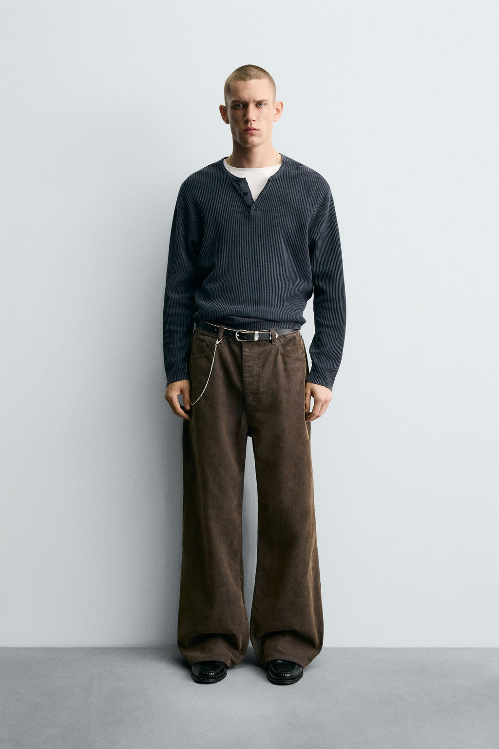 BAGGY FIT CORDUROY TROUSERS