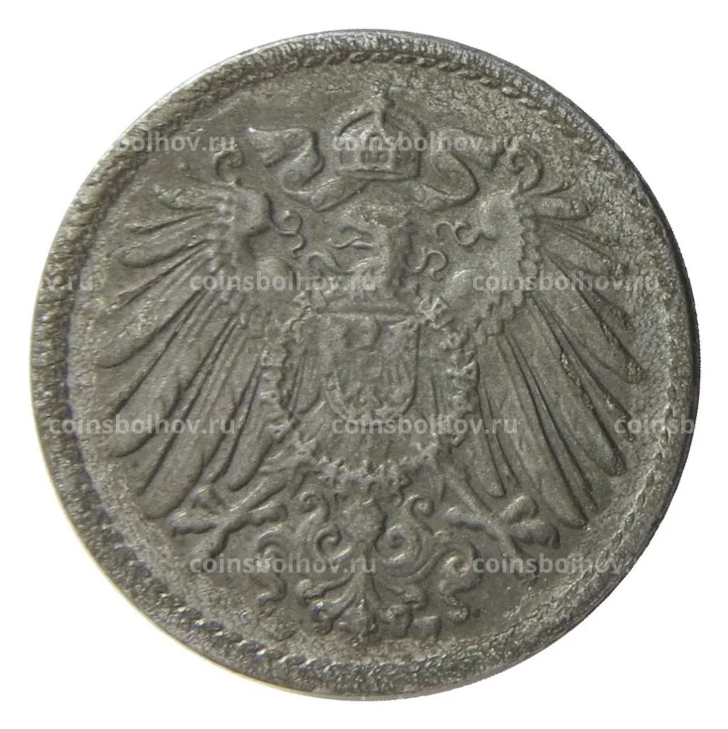 5 пфеннигов 1919 года F Германия