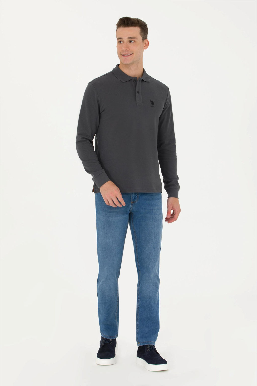 U. S. Polo Assn / Мужские голубые джинсовые брюки - U.s. polo assn фото 8