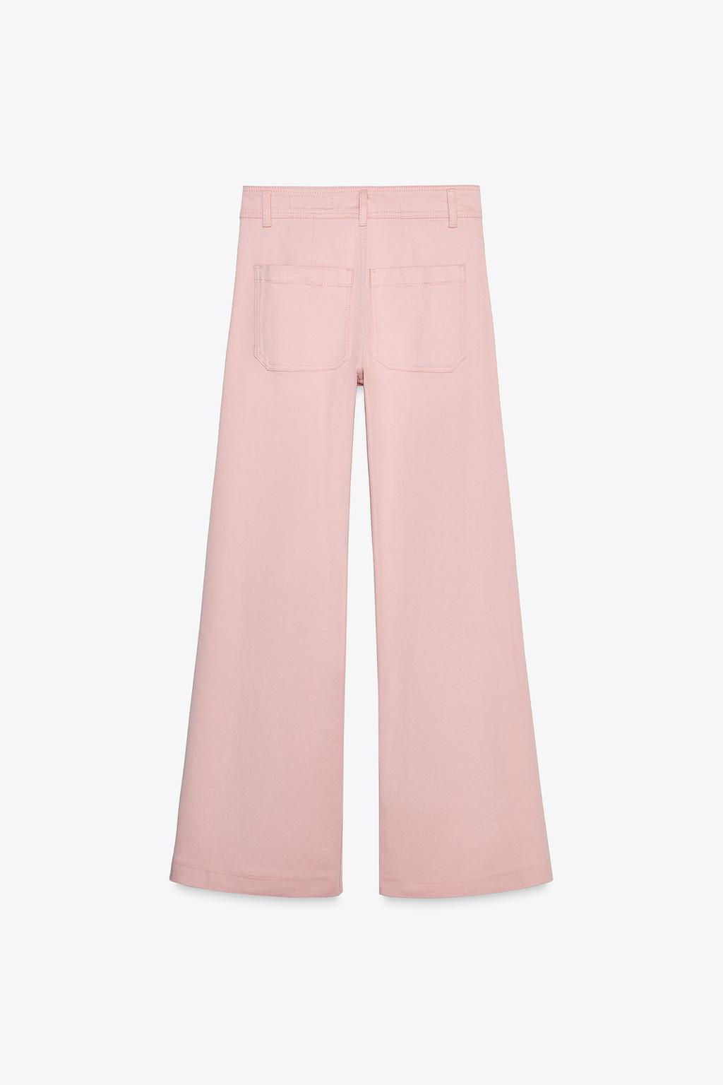 ZW COLLECTION STRAIGHT-LEG HIGH-WAIST FULL LENGTH JEANS - Zara фото 4