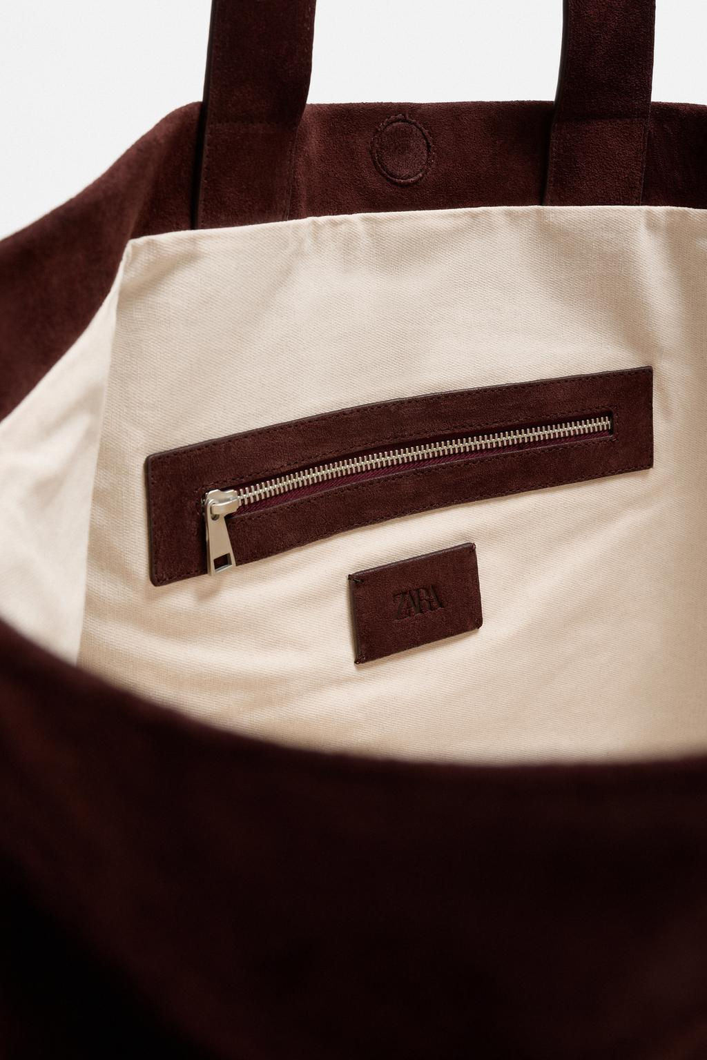 LEATHER SHOPPER BAG - LIMITED EDITION - Zara фото 6