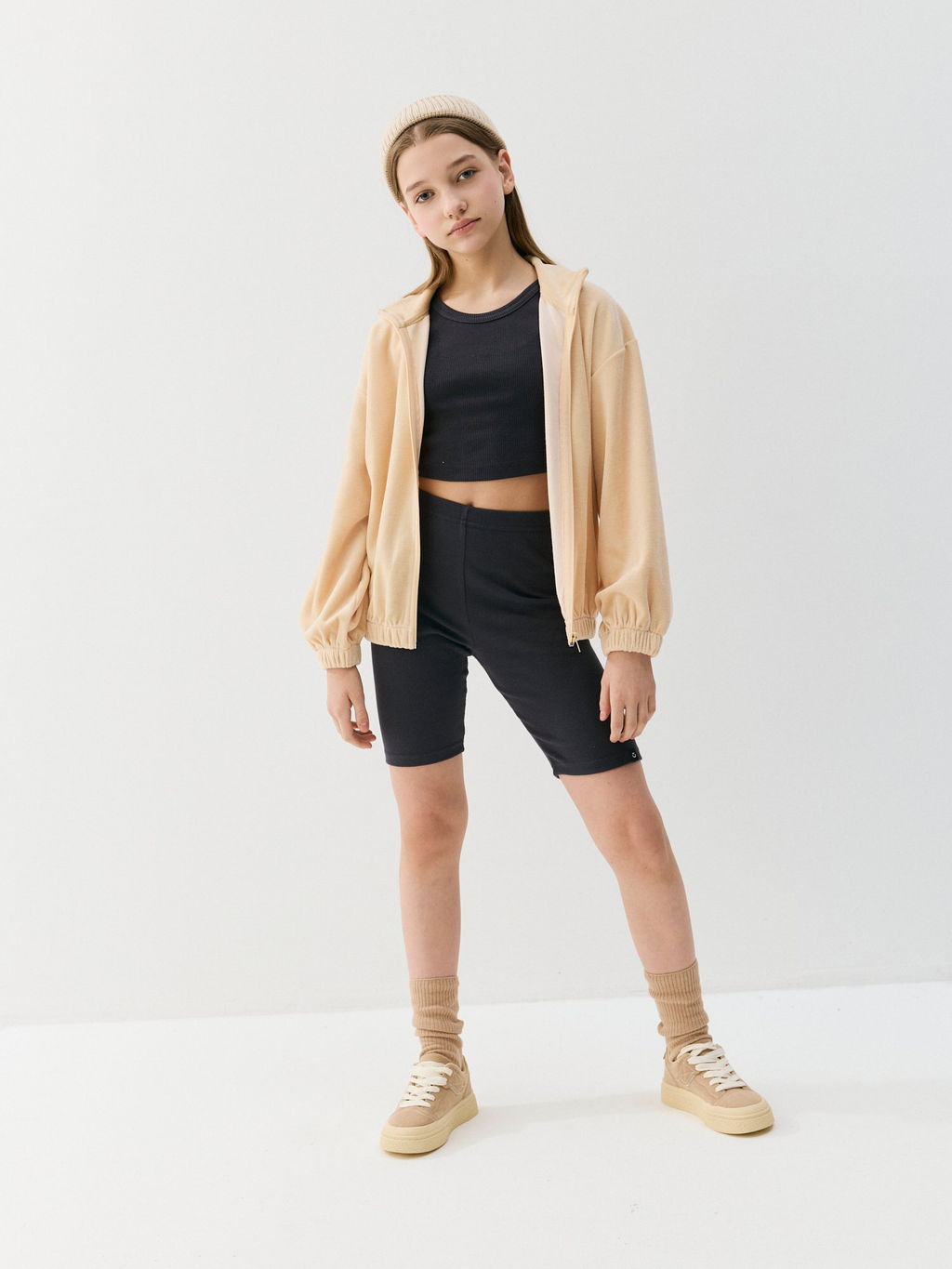 Велосипедки из кашкорсе Графит 7+ - Bungly фото 2