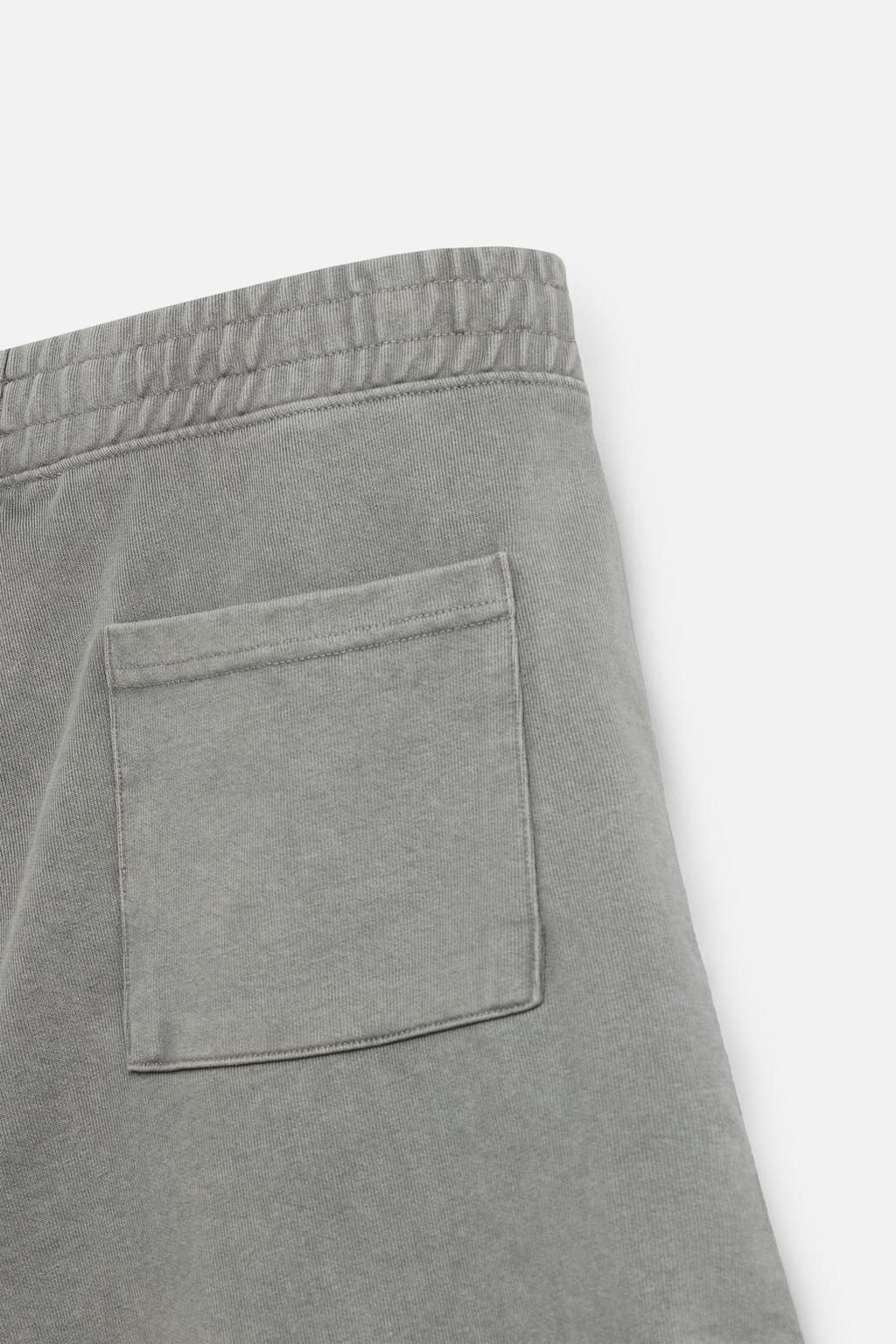 BAGGY FIT JOGGER BERMUDA SHORTS - Zara фото 20