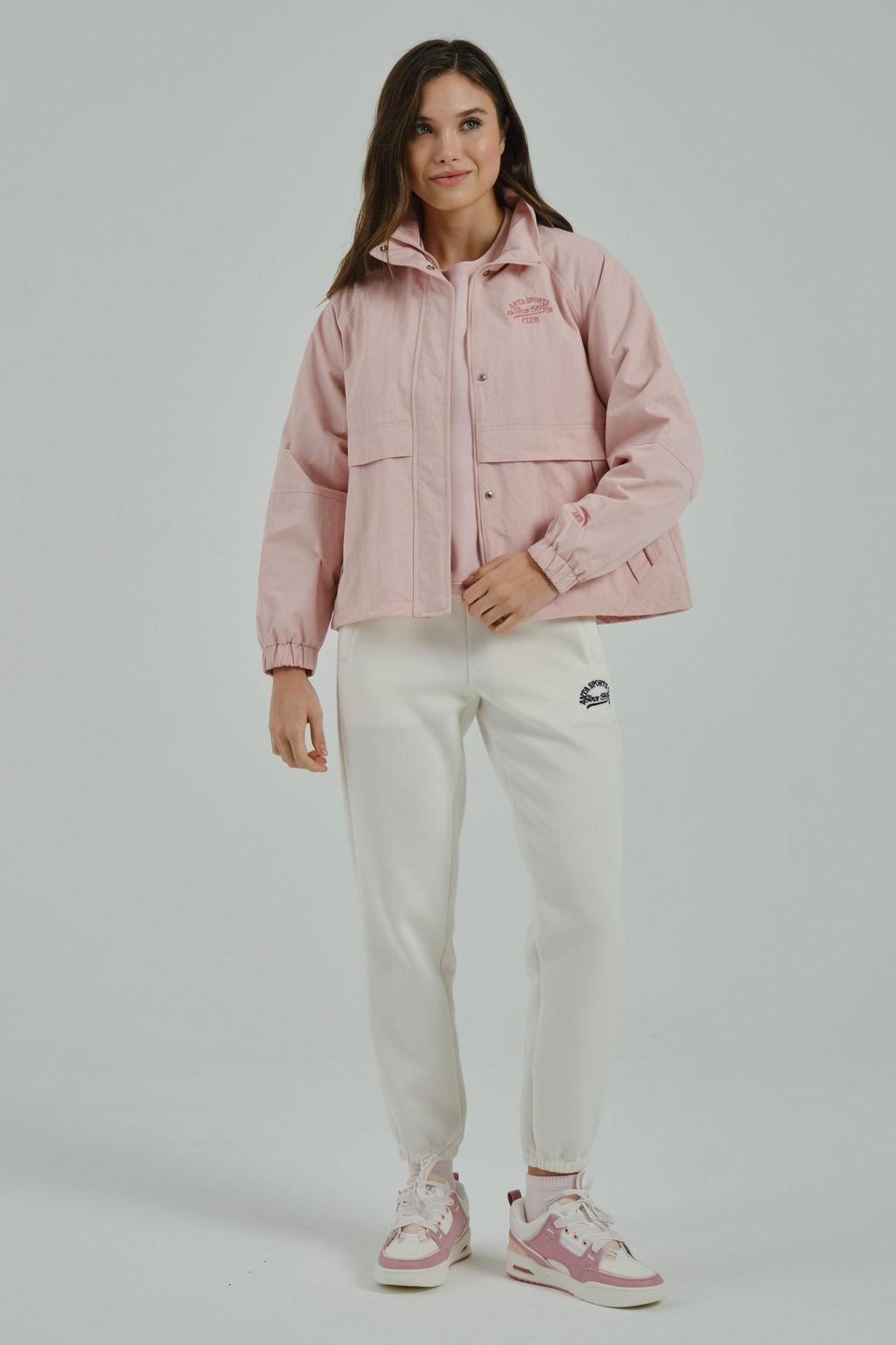 Ветровка Розовый ATSC Woven Track Top - Anta фото 2