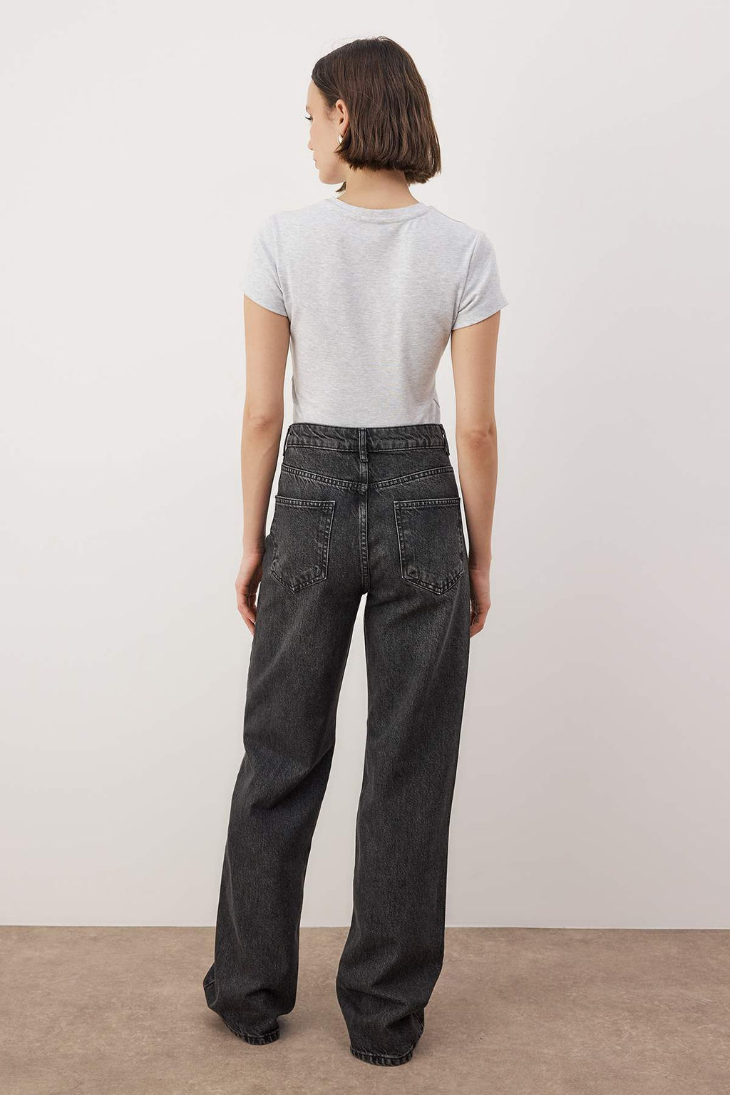 Mavi Yuksek Bel Bel Wide Leg Jeans TWOAW26JE00079 - Trendyolmilla фото 12