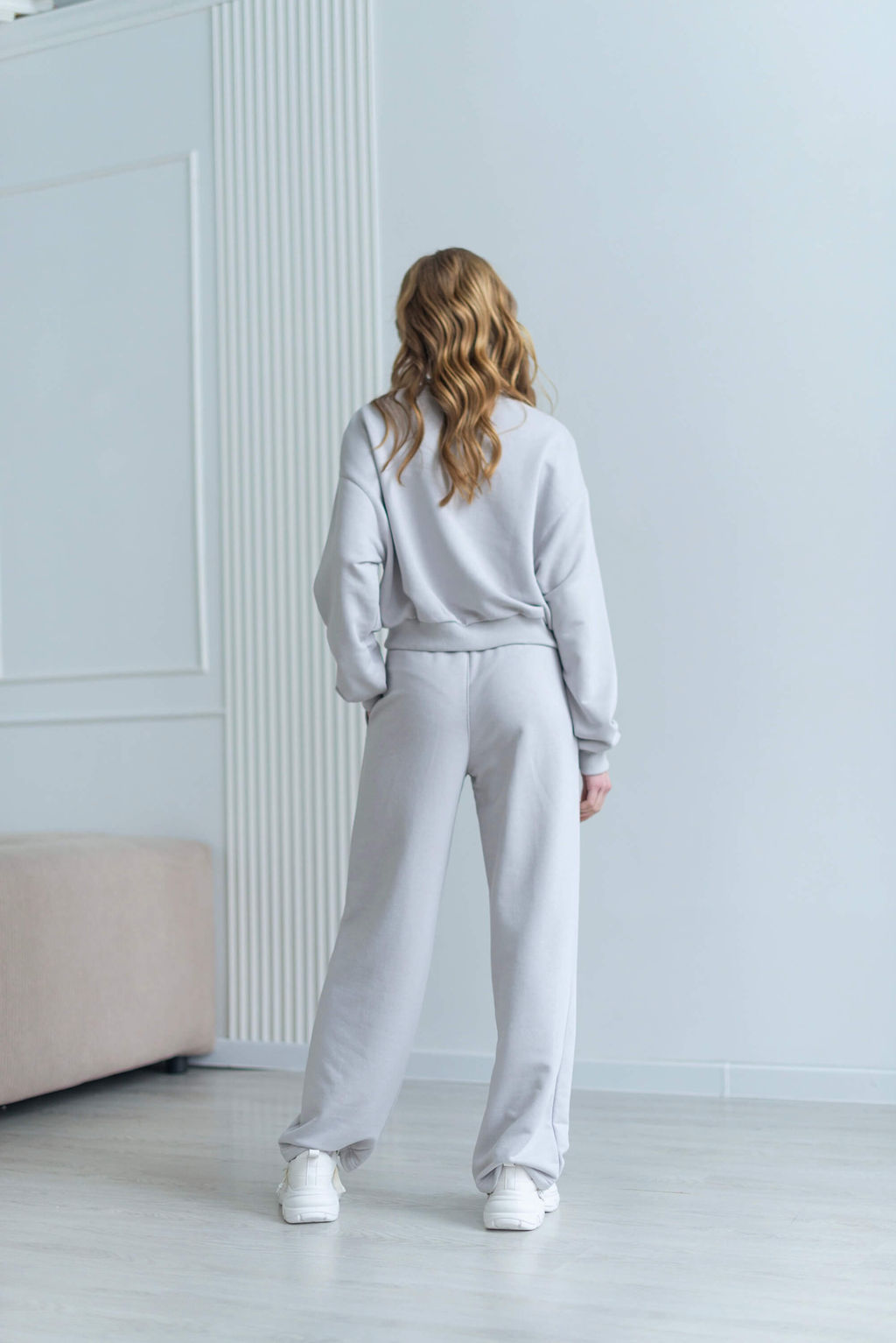 Брюки Сантино (светло-серый) Турция - Nadi bordo фото 4