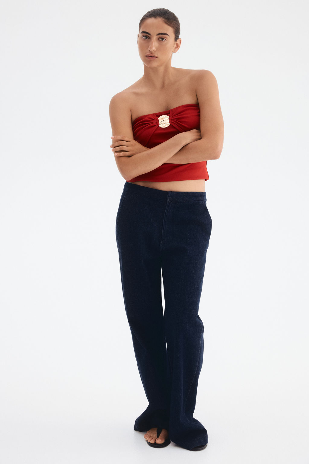 Top de tubo interlock - H&m фото 4