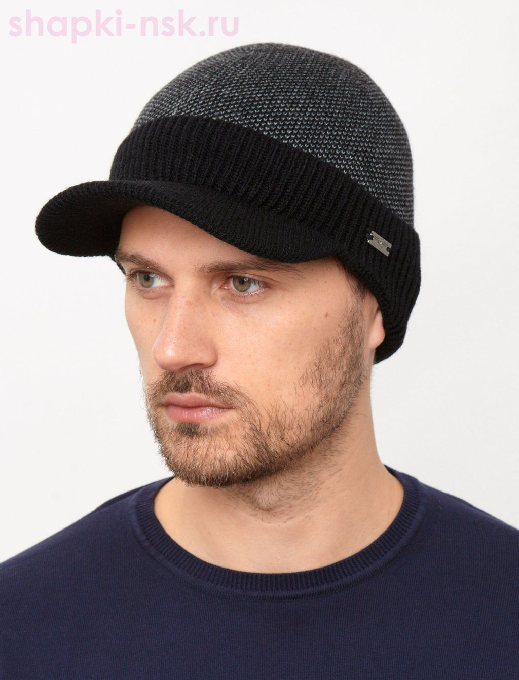 381 T XXL Бейсболка мужская флис (60-62)